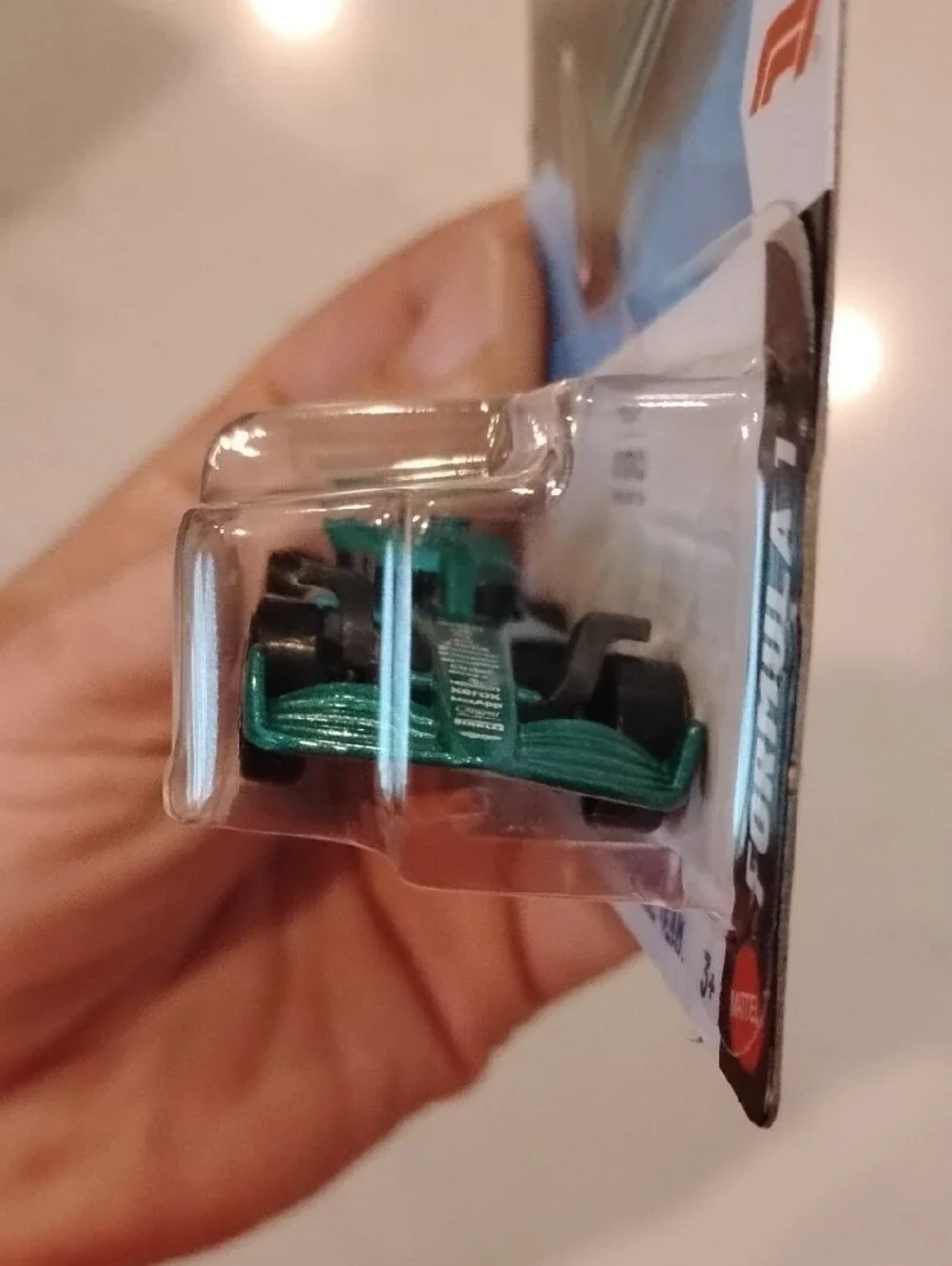 Mattel Hot Wheels Aston Martin Metallic Green Formula 1 Car